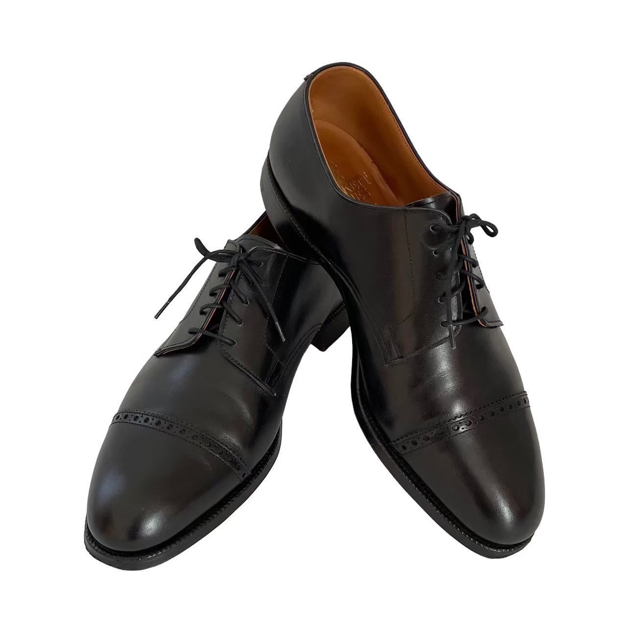 ［中古］Crockett&Jones クロケット&ジョーンズ 靴 ブランド シューズ 革靴 ドライコット 8770 12 レザー U70627 黒 ウィズ 8 1/2 G 約27.5cm 紳士 メンズ