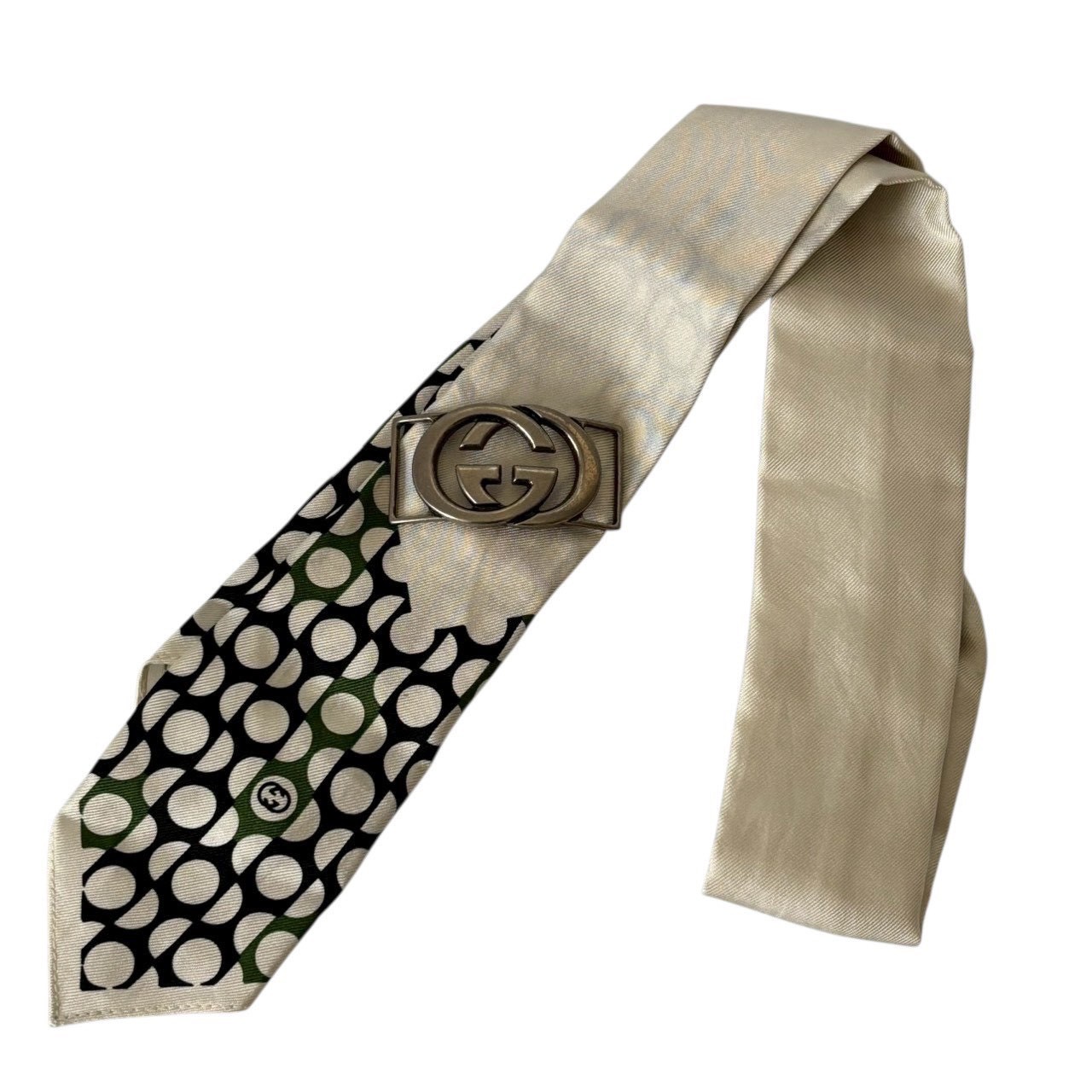 楽天市場】GUCCI 【グッチ】 スカーフリング メッキ素材 ゴールド系