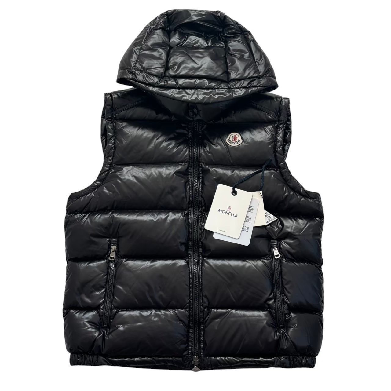 楽天市場】モンクレール MONCLER ダウンベスト フード付き