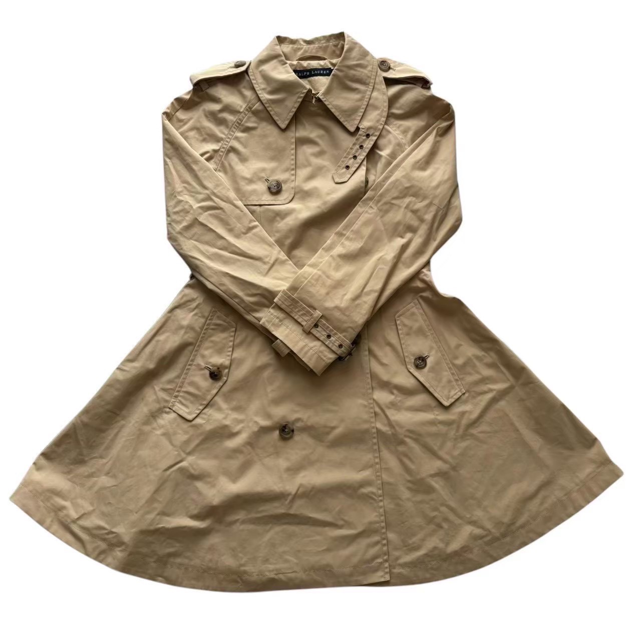 中古］Ralph Lauren ラルフローレン トレンチコート ベージュ トレンチ