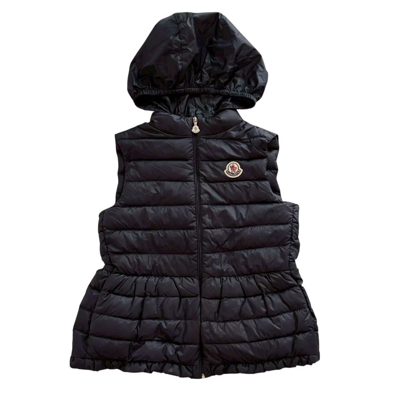 ［中古］MONCLER モンク軌跡 落ちこむより良い 紺 米国海軍 落ちこむ より良い CHERAMETTE GILET F19541A13310 53048 キッズ 大きさ12 152珊