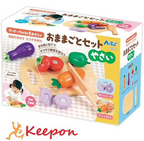 楽天市場】木玩社のままごと 知育玩具 天然木 お肉＆お魚＆果物＆食器