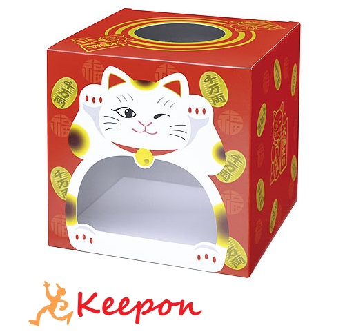 抽選箱 招き猫 くじ引き イベント お菓子 つかみ取り パーティーグッズ 窓付