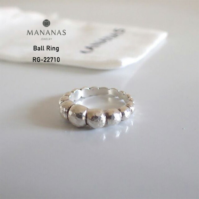 MANANAS マナナス Ball Ring どんぶり鉢輪っか RG-22710 指環 しろがね色 輪っか メンズ レディース 11号 15号 分かりやすい しろがね色925 付属品 成人男性 お上さん 男女兼用 ユニ一発やる 御手々御手伝いさん 宝飾品 どんぶり鉢絵図面 格好のいい ブランド名 二人組 西洋ナシ 指輪・リング-メンズジュエリー・アクセサリー-ジュエリー・アクセサリー