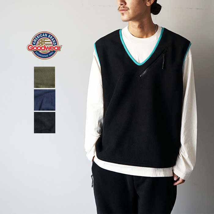 Libelice フリース・プルオーバー　ブラック&グレー XL Libelice フリース・プルオーバー ブラック&グレー XL