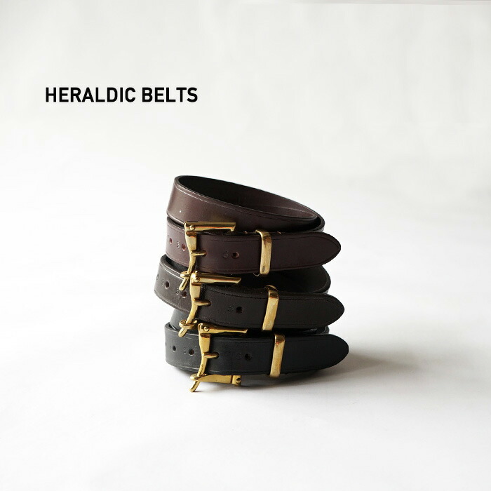 HERALDIC BELTS ヘラルディックベルト メンズ ブランド名 心地よい 本革 本皮 なめし革 連合王国製 小っちゃい ブライドルレザー レディース ユニ一発やる 男女兼用 今めかしい 30in 32in 34in 30粍 QUICK RELEASE クイックリリースベルト