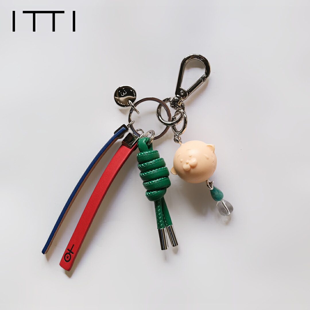 ITTI イッチ ラッキーチャーム LUCKY CHARM / HYOMA ITTI-GOODS-101-HYM チャーム アクセサリー キーホルダー メンズ レディース ユニセックス ブランド おしゃれ 日本製 グリーン 天然石