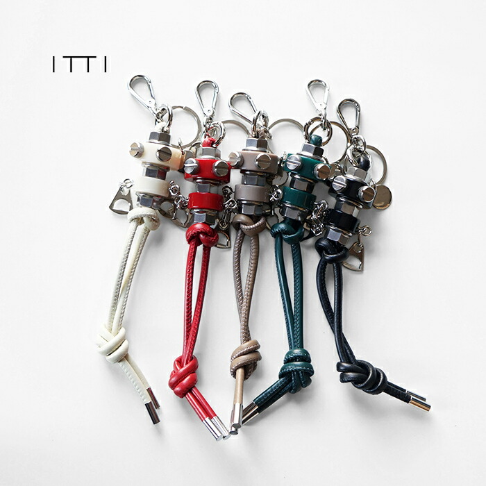 ITTI イッチ CRISTY ROBOT KNOT CHARM / STCOW クリスティ ロボット ノット チャーム ITTI-GOODS-086-STC レザーチャーム チャーム キーホルダー 革小物 おしゃれ ブランド 日本製 レザーコード スムースレザー キーチャーム