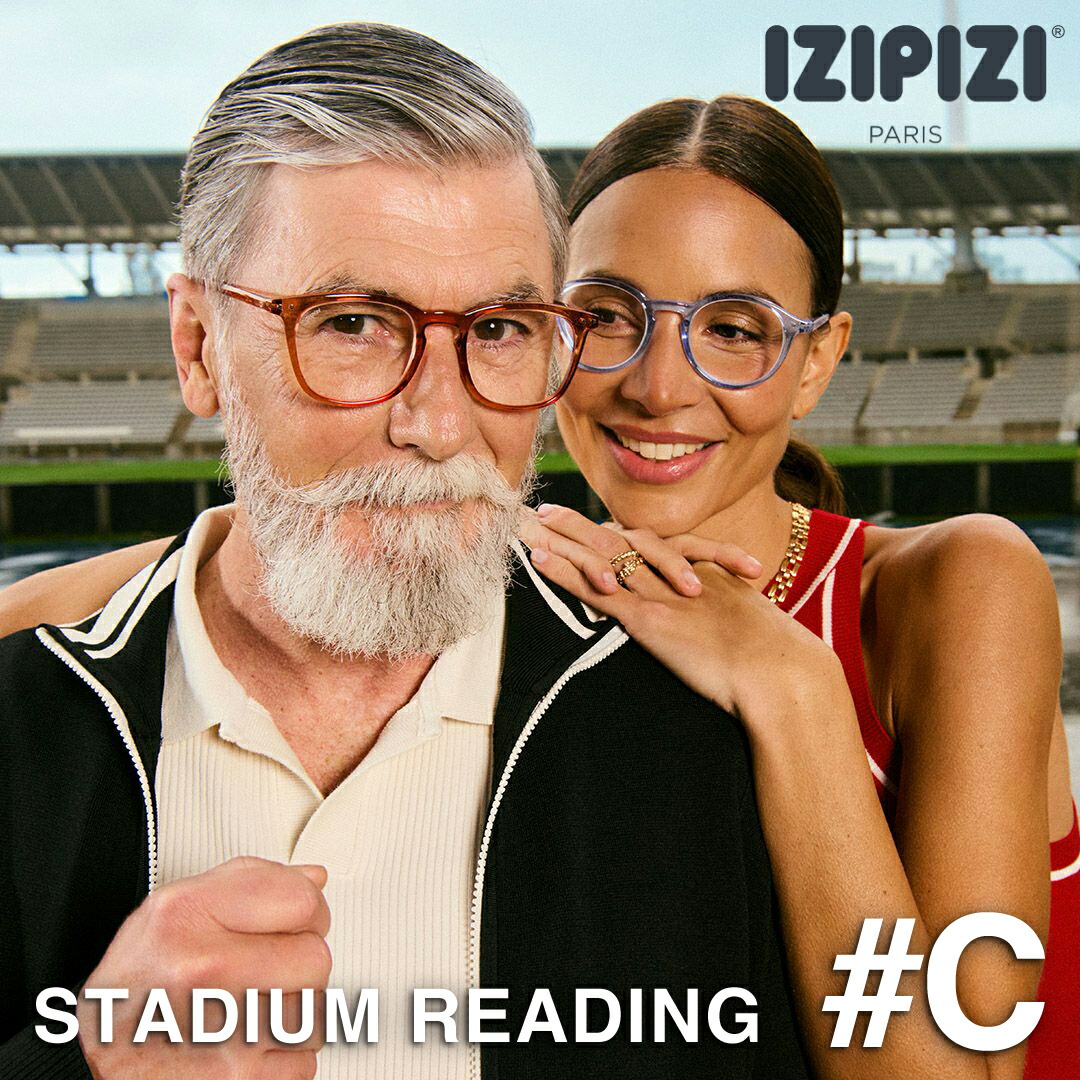 IZIPIZI イジピジ 老眼鏡 リーディンググラス C ウェリントン ボストン リーディング メガネ シニアグラス izipizi老眼鏡 ブランド 大きめ 大きい 軽量 メンズ レディース 男女兼用 老眼 かっこいい おしゃれ ウェリントンフレーム +1.0 +2.0 #C STADIUM READING #C