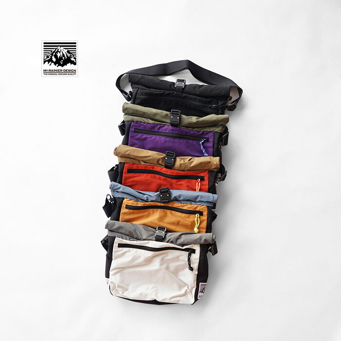 MT. RAINIER DESIGN マウントレイニアデザイン ROLL TOP SHOULDER BAG ロールトップショルダーバッグ 7067 ショルダーバッグ メンズ レディース 60/40差し交わす 綿織物ナイロン 2音の高低 バイ色合い 曲がったがけ 衣嚢付き添い人 心地よい 格好のいい ブランド名 通い 通学 バッグ・小物・ブランド雑貨-バッグ