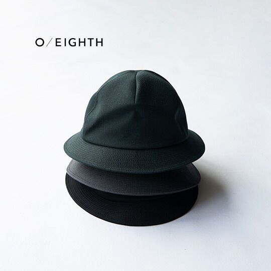 O/EIGHTH オーエイス ハット 帽子 ウールギャバジン メンズ レディースSTANDARD HAT【U】Wool Gabardine スタンダードハット U UH4A1 おしゃれ ブランド 日本製 ウール ギャバジン サイズ3 男性 女性 大人 額が狭い顔 シンプル