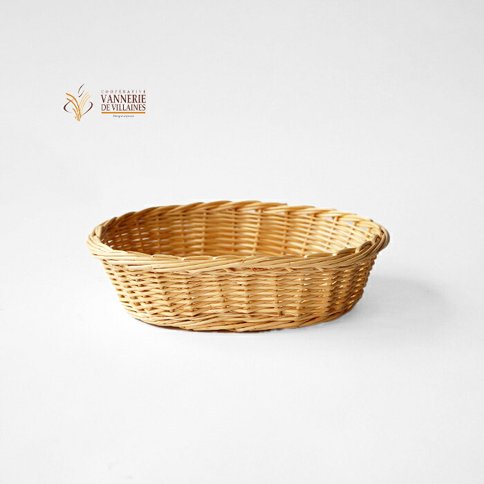 VANNERIE DE VILLAINES ヴァヌリー ド ヴィレンヌ Oval basket M オーバルバスケットM 065.2 オーバルバスケット Mサイズ バスケット オーバル型 カゴ 柳 籐 経年変化 エイジング 天然草木 ヤナギ フランス製 おしゃれ ブランド 食卓 リビング 収納 お菓子 パン 果物 9,029円