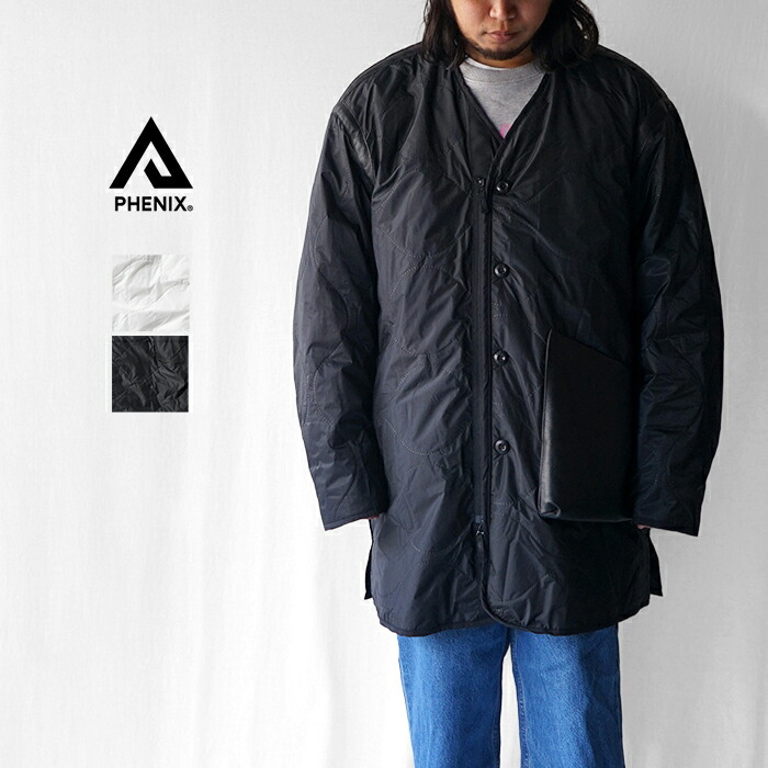 PHENIX by TKMT フェニックスバイティーケイエムティー 防寒 アウター ラインドライブ厚地の外套 JACKET, TYPE P-008 / QUILTED TECH TRAVEL COAT -SOLID キルティッドテック 周遊厚地の外套 PO-26054-OB 宮下貴裕氏 ブランド名 メンズ 今めかしい かっこいい 心地よい 大きさ02 大きさ03