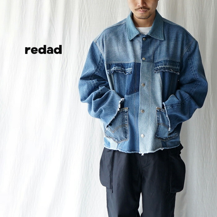楽天市場】redad レダッド denim snap jacket デニムスナップ 