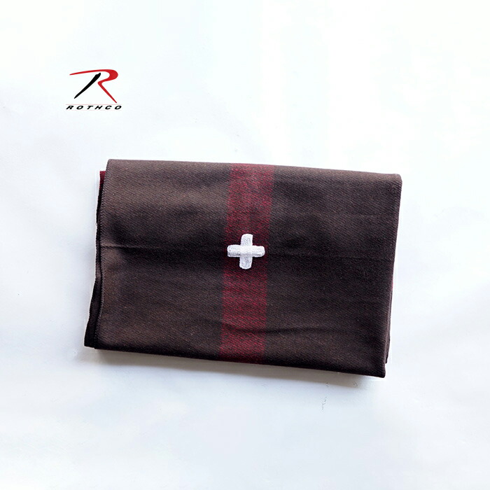 ROTHCO ロスコ ウールブランケット Swiss Wool Blanket With Cross スイスウールブランケットウィズクロス 10236 ブランケット ソファー ベッド ラグ 大判 リビング インテリア 丈夫 キャンプ アウトドア カジュアル おしゃれ ブランド メンズ レディース 164cm×210cm