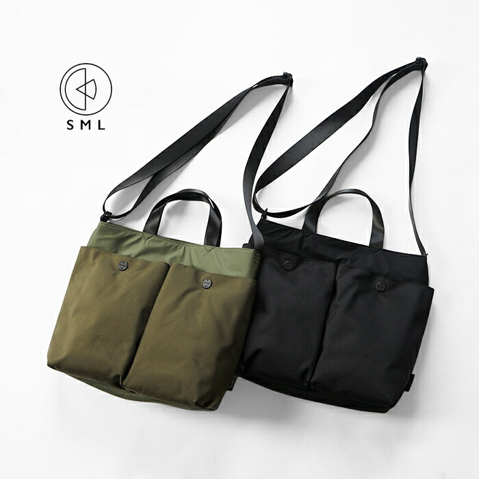SML エスエムエル ショルダートート PILOT TOTE BAG M パイロットトートバッグM ショルダーバッグ トートバッグ 2WAY御徒面子 メンズ レディース K905049 ペットボトル納める 折りたたみ傘納める DECLANつづき物 コーデュラナイロン バリスティックナイロン 男女兼用バッグ-バッグ・小物・ブランド雑貨-バッグ