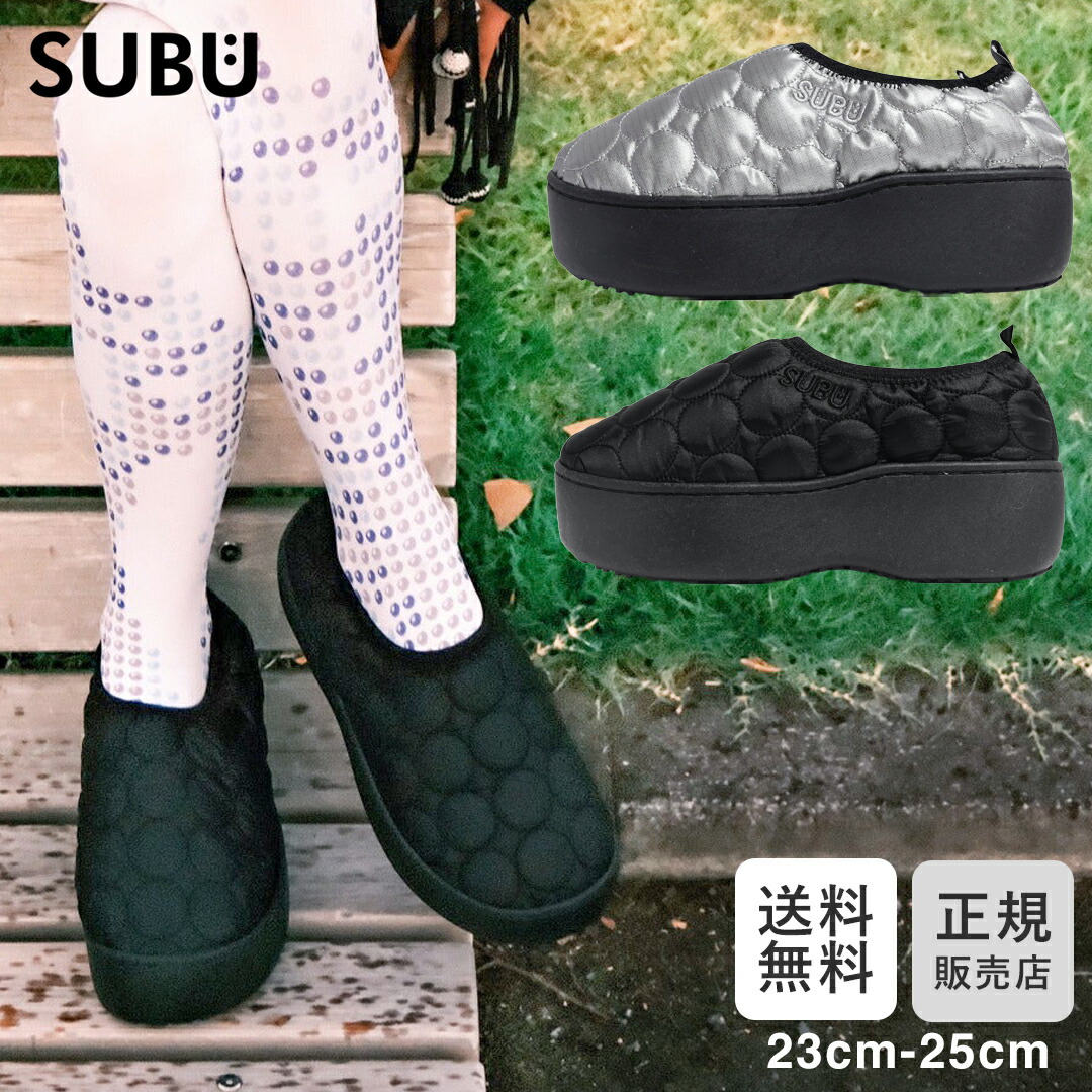 SUBU スブ VAMP PLATFORM CIRCLE あだっぽい女 プラットホーム 倶楽部 厚底 内ボア 中ボア レディース 外履き 生あたたかい 冬用サンダル 冬サンダル スリッポン 外用 家庭用スリッパ つっかけ 落ち込むサンダル 2025新真似形【相応う】