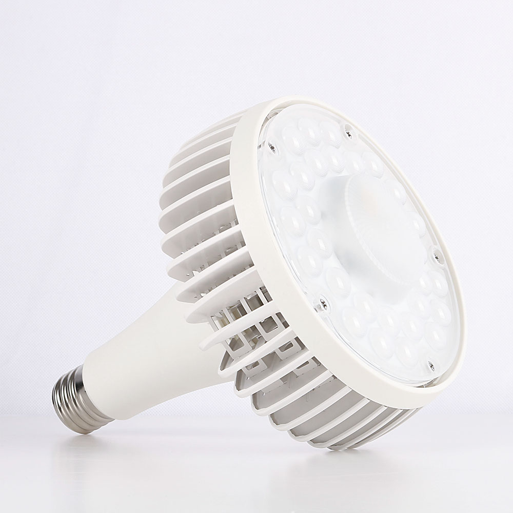 【高天井照明】LEDバラストレス水銀灯　E39口金　日本製チップ CE RoHS PSE認証品 業界トップクラス 100W で16000lmの明るさ！ 高出力 節電形 140&deg;広角 ビームランプ レフランプ　バラストレス水銀灯の代替品 倉庫照明 施設照明 工場照明 50000時間長寿命 1年保証｜桂愛JAPAN店