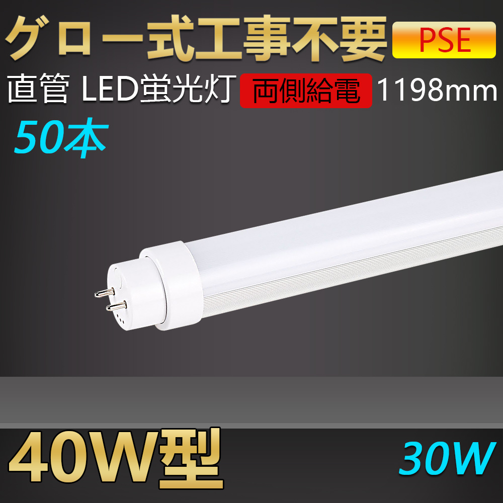 即納！最大半額！ えるみストアled蛍光灯 直管 led 蛍光 天井照明 40w