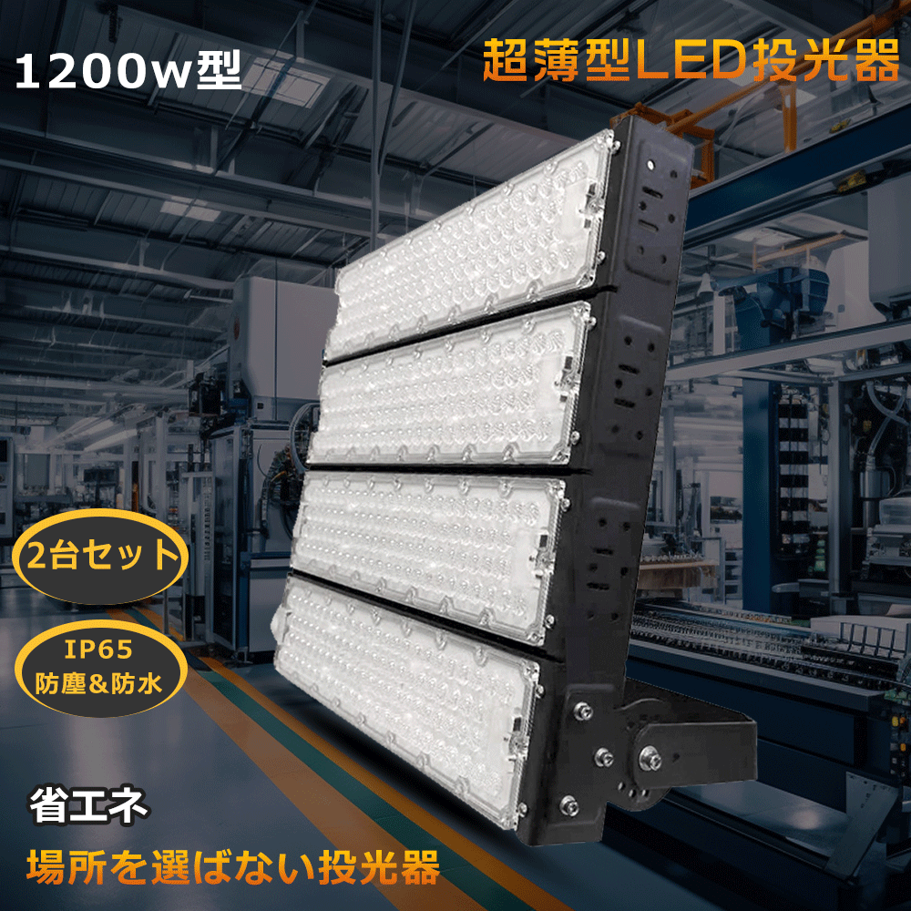 LED投光器 コンパクトデザイン zqqp1200wip652set.gif