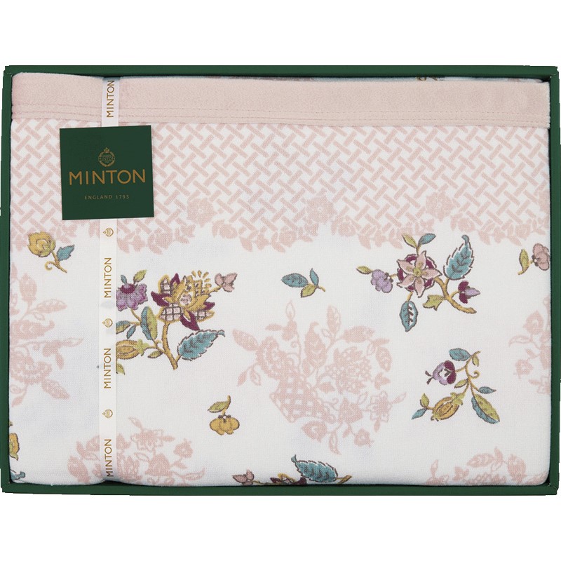 楽天市場】ミントン MINTON ソフトコットンケット2P ブルー ピンク