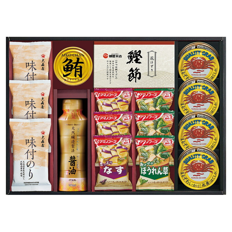 【17日10時まで★P5倍】ギフト 内祝い アマノフーズ&大森屋味付のりギフト NYO-JOR｜送料無料 結婚内祝い 出産内祝い お祝い お礼 お返し 引き出物 ご挨拶 快気祝い 香典返し 記念日 誕生日 母の日 2026