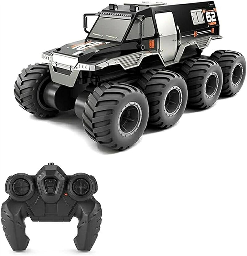 「動画ありラッピング対応」リモコンカー 防水 8輪駆動 モコン装甲車両水陸両用オフロードトラック ラジコンカー ラジコン車 オフロードカー おもちゃの車 電動RCカー スタントカー オフロード 車おもちゃ 子供 キッズ 小学生 クリスマス 誕生日 ギフト プレゼント｜けいひん本舗 8,125円