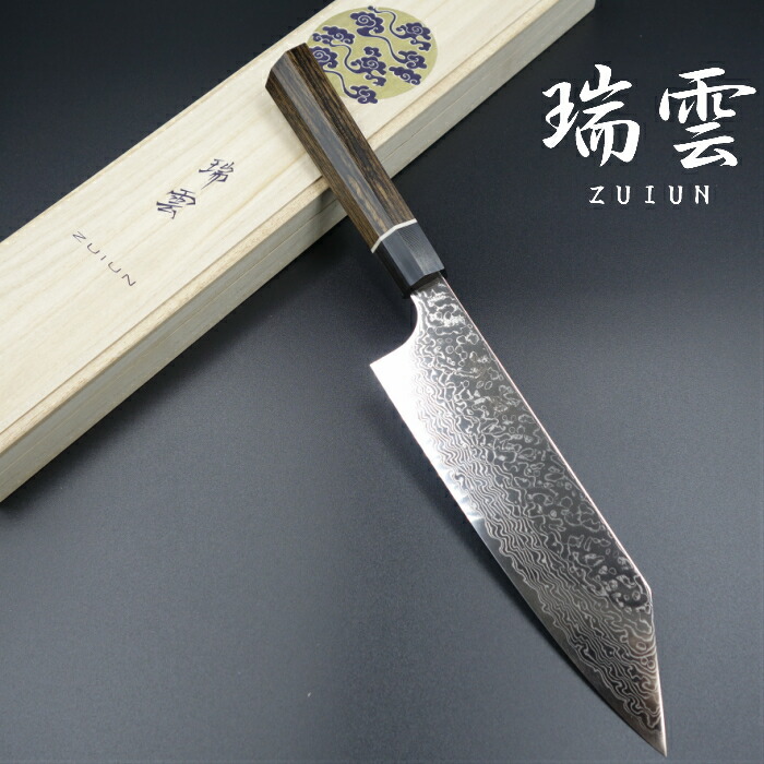 楽天市場】関兼次 瑞雲 特製切付包丁 三徳 180mm 両刃 9303 RCP