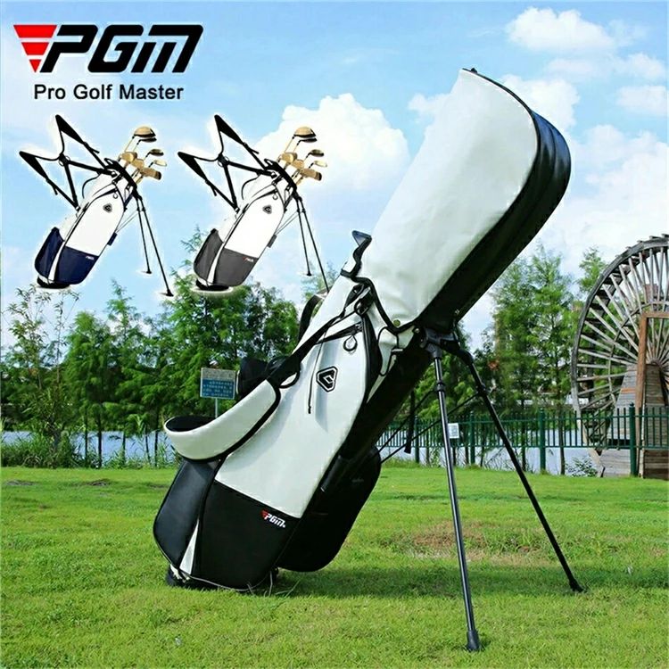PGM規格品 メンズ レディース フードカバー付!★★ PGMスタンドバッグ ★★新品 スポーツ ゴルフバック■長持ち 耐久性 高品質 多機能 大容量 シンプル 軽量モデル■ゴルフバッグ■重量:6kgセパレート5分割 全3色PUレザー ゴルフ用品 プレゼント QB073|Kプライム