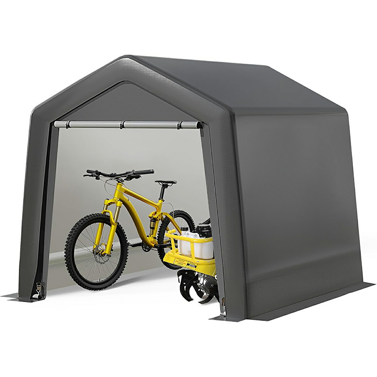 サイクルハウス 屋外収納物置 自転車置き場 サイクルポート バイクガレージ 1.8m*1.8m*1.8m サイクルガレージ 自転車 テント 保管 収納 物置 高耐久鋼フレーム UVカット 防水 雨よけ ガーデニング 園芸用品 収納 DIY ガレージ アウトドア 物置き 屋根 車庫|Kプライム
