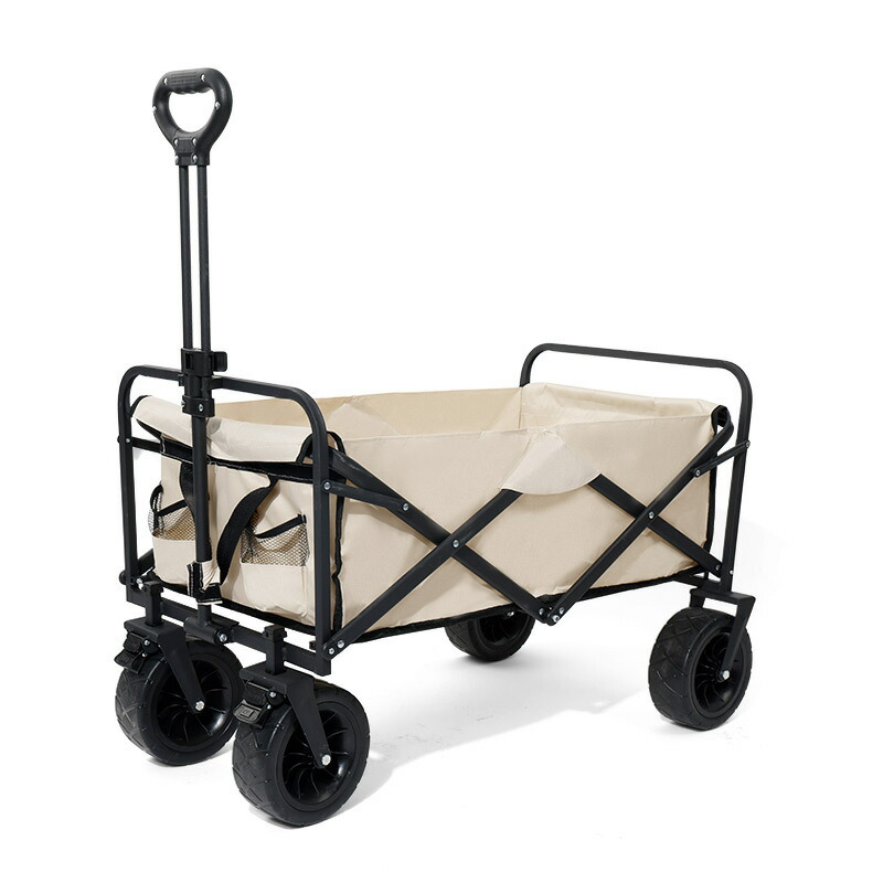 アウトドアワゴン キャリーカート キャリーワゴン 耐荷重150kg 折りたたみ 大型タイヤ 大容量 折り畳み 収納 運動会 遠足 LYYP-01 14,570円