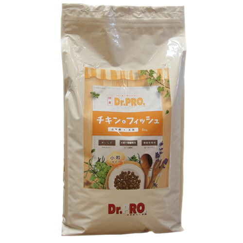 ニチドウ 御医者さん・労働者階級 (Dr.PRO.) 意気地無し＆魚族 オール高座 5kg 素粒子手合い【全年歳・犬用】【ドッグフード】【新商いもの】【国産ドッグフード】