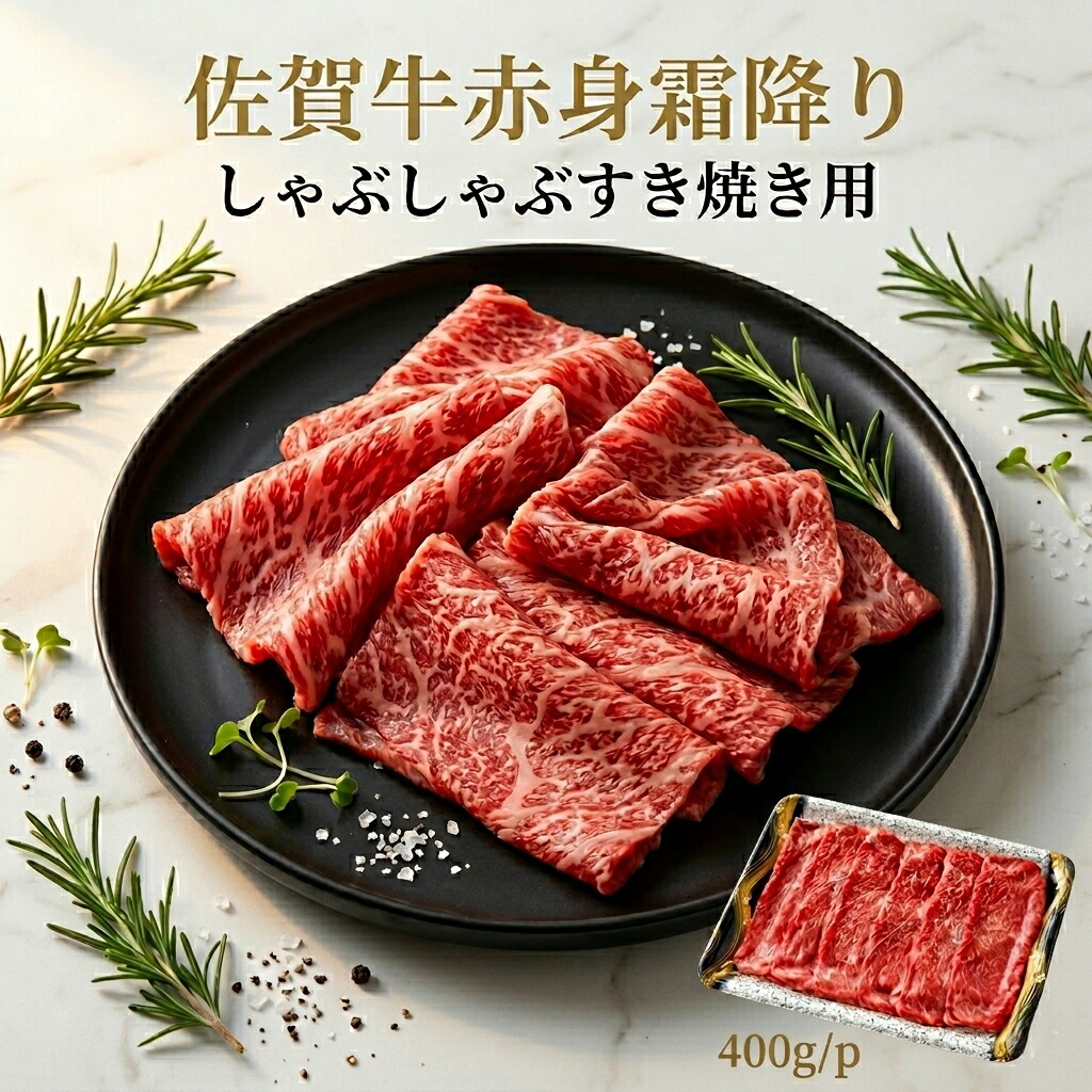 【送料無料】A4ランク以上保障 佐賀牛赤身霜降りしゃぶしゃぶすき焼き用400g/p モモor肩 食の都 福岡の卸し問屋より直送 厳選部位 国産 和牛 冷凍 BBQ 脂っこくなくさっぱり食べれます 丁寧に育てられた 和牛をお届け 至極の時間をお過ごしください|肉の慶神