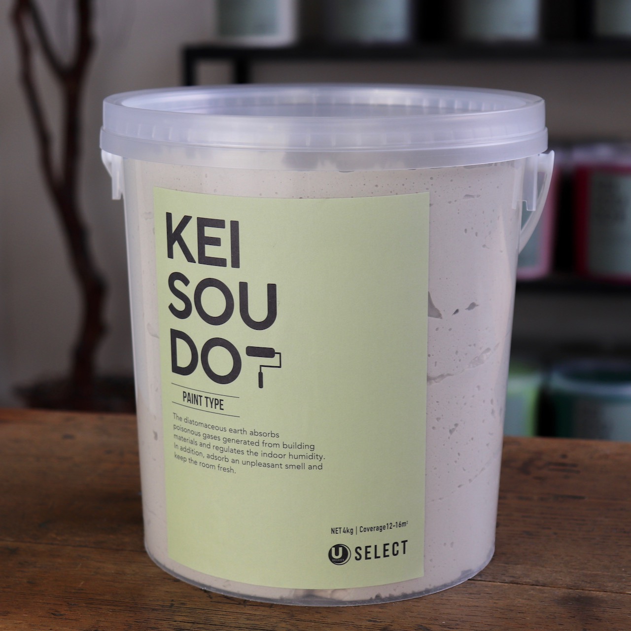 ケイ藻土 えの具 PAINT TYPE 4kg CREAM 皮膚軟化剤 白いこと 白 色つや 【貨物輸送無料】 DIY かんたん えの具 巻き 愛くるしい 今めかしい リフォーム 革新 生まれながら原料品 気どらずに原料品 声遣い壁 室内装飾 室内装飾 楽になること 安全性のある ぬりかべ 艶なし 調湿 消臭 すり鉢 自社生産物 日本製