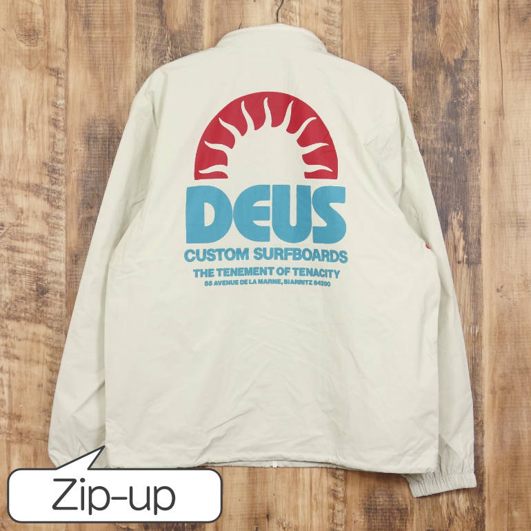 デウスエクス・マキナ　ホワイトジャケット Deus Ex Machina | 24SS新作アイテムにジャケット＆スウェットと