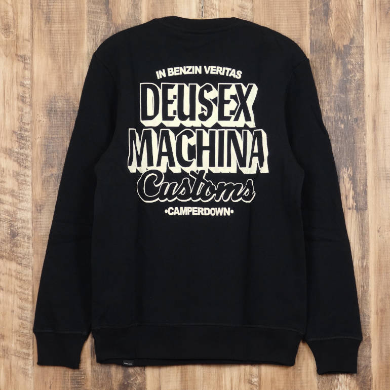 デウスエクスマキナ 汗水 調教師 メンズ 裏起毛 オーガニックコットン 長袖 ブランド名 デウス DEUS EX MACHINA EVER SEEN CREW DMF248626