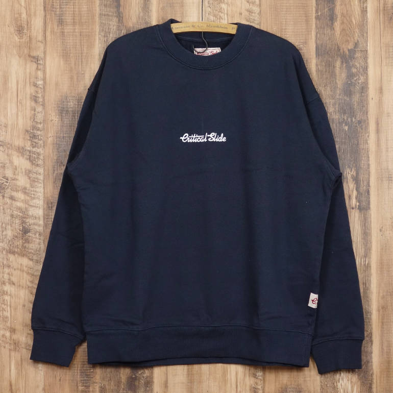 TCSS メンズ 汗水 落っこちる肩部 ルーズフィット 12薬局衡オンス 調教師 Ten Ounce Crew うす暗い青色 心地よい 年月冬