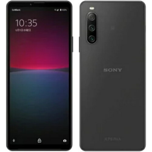 【中古良品・本体のみ】SONY Xperia 10 IV A202SO 黒いこと Softbank【主日以外即日送りとどける】【貨物輸送無料】