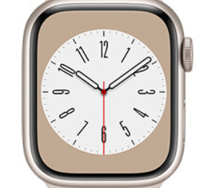 【中古・バンドなし】Apple Watch9 45mm GPS+Cellularモデル スターライト【日曜日以外即日発送】【送料無料】