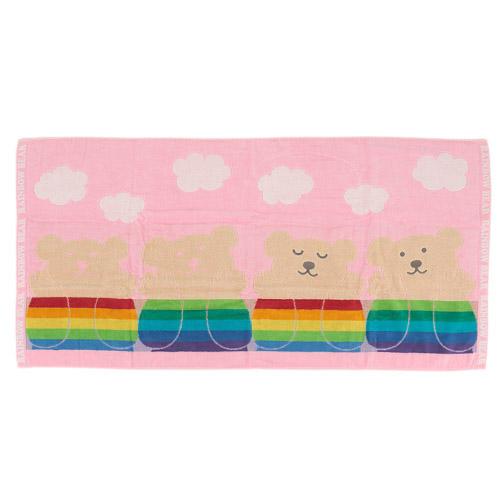 レインボーベア バスタオル デイズ3 今治タオル キッズ 825-304画像