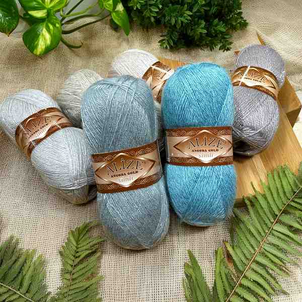 楽天市場】アリゼアンゴラゴールドオンブレバティック グラデーション