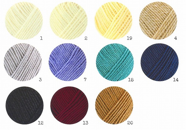 春夏糸リッチモアシルクコットン<ファイン>10玉同色同ロット【シルクコットンファイン/richmore/silkcottonfine/編み物/手編み/サマーヤーン/中細】