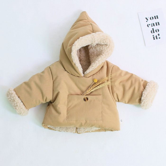 こども服くすみカラートップス秋冬シンプル長袖ベビー赤ちゃんキッズジュニアアウタージャケット無地コットンベスト上着