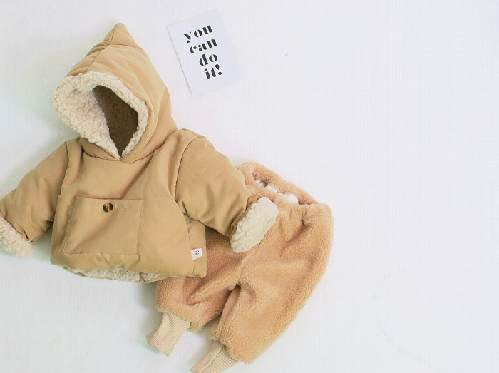 こども服くすみカラートップス秋冬シンプル長袖ベビー赤ちゃんキッズジュニアアウタージャケット無地コットンベスト上着
