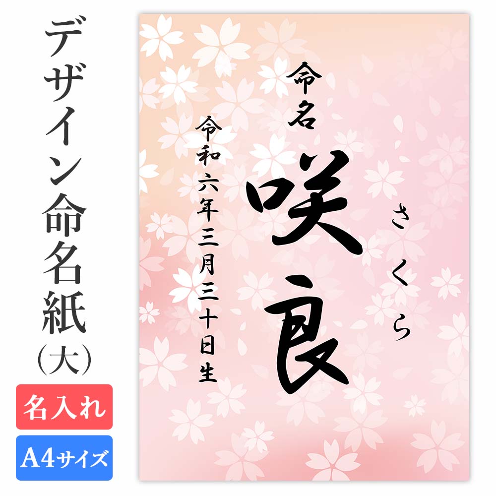 楽天市場】命名紙 用紙のみ デザイン命名紙（龍）【命名書台紙（大）】 赤ちゃん 命名書 命名紙 かわいい おしゃれ 代筆をお考えの方に人気 用紙  A4サイズ a4 お七夜 命名式 お祝い ギフト 内祝い プレゼント 銀塩プリント 名入れ 男の子 女の子 新生児 オーダー 出産 ...