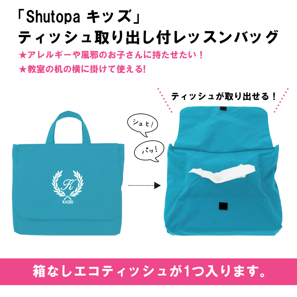 Zipで紹介されました レッスンバッグ ティッシュ取り出し付き ロゴ葉 撥水 ターコイズ風邪 花粉症 アレルギーの子供にうれしい手提げかばん通学 習い事 トートバッグ 手提げかばん 絵本かばん幼稚園 小学校 中学 高校shutopa キッズ 送料無料 Umu Ac Ug