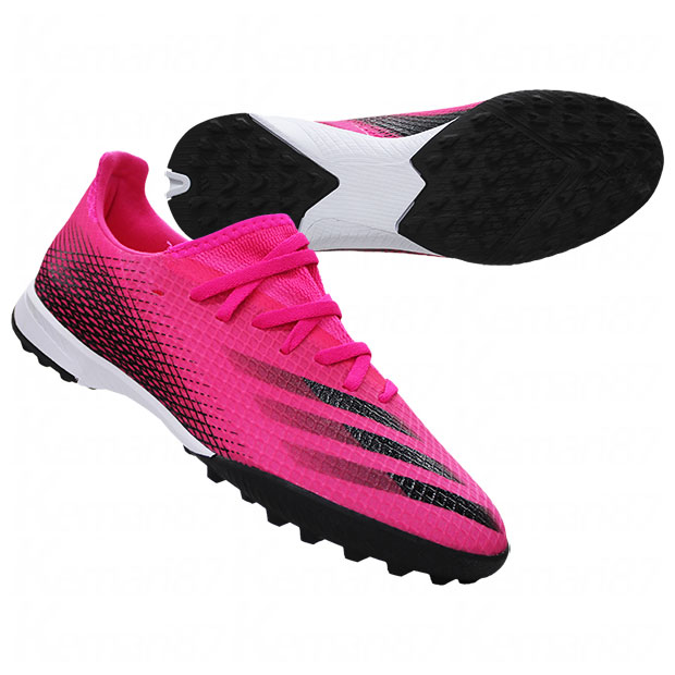 ジュニア エックス ゴースト.3 TF 【オープニング大セール】 J adidas アディダス  サッカーフットサルジュニアトレーニングシューズfw6927 ショックピンク×コアブラック