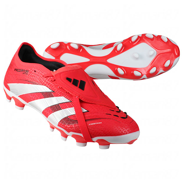 プレデター PRO FT HG/AG　ルシッドレッド×フットウェアホワイト　【adidas|アディダス】サッカースパイクjr0443画像