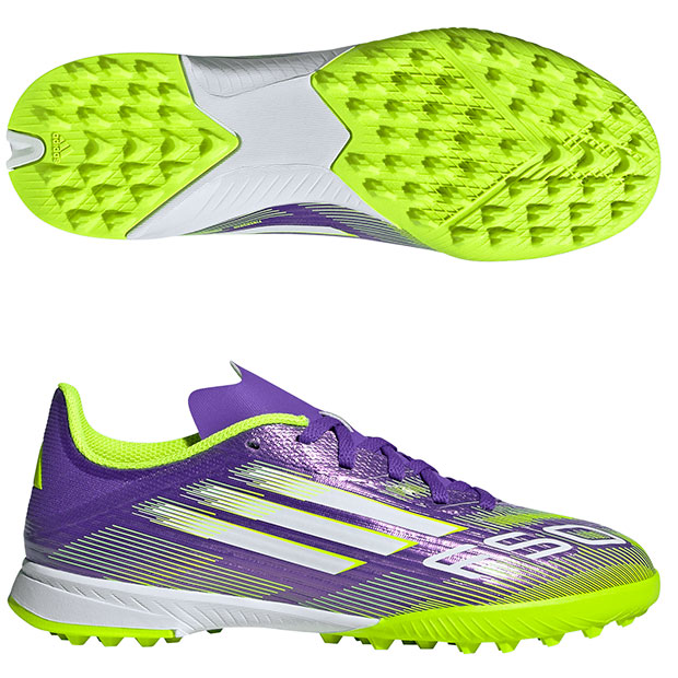adidas F50 フットサルシューズ 27cm TF 人工芝 美品 パープル adidas F50 フットサルシューズ 27cm TF 人工芝 美品 パープル