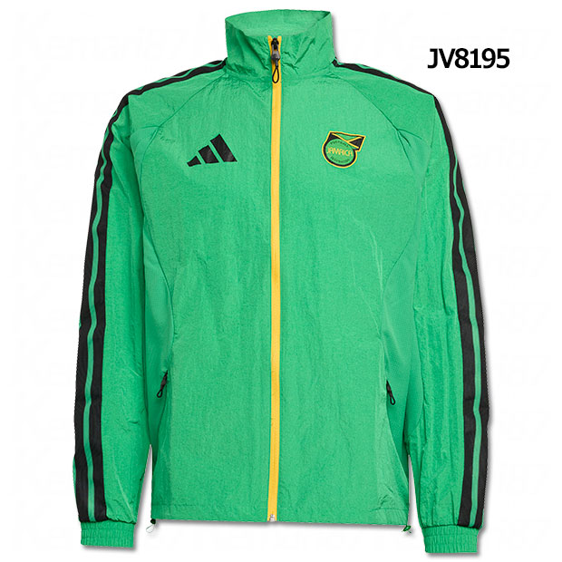 【6/10まで尖んがり10倍】ジャマイカ代議員団 2026 養護ホーム アンセムジャケット 【adidas|アディダス】ナショナルチームウェアーwq826